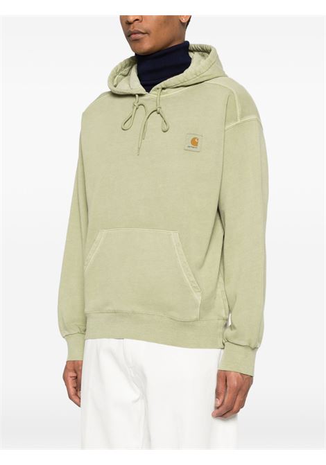 hooded nelson sweatshirt man green CARHARTT WIP | I0299633IE.GD